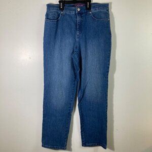 Womens Gloria Vanderbilt‎ Amanda Straight Leg Jeans 10